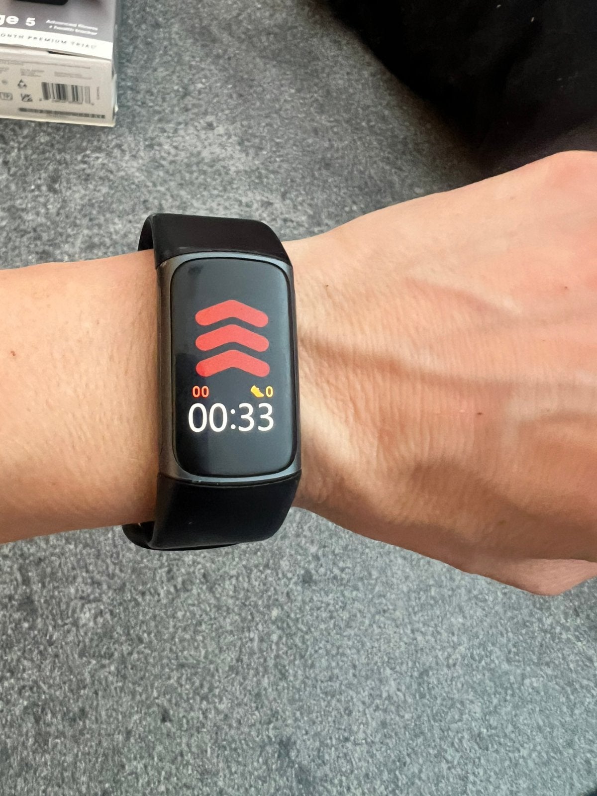 Fitbit charge 5 zwart, Ophalen of Verzenden, Zo goed als nieuw, Overige merken