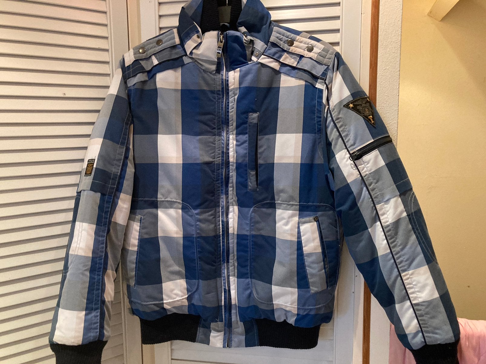 Twinlife heren winterjas, Ophalen of Verzenden, Zo goed als nieuw, Maat 52/54 (L), Blauw