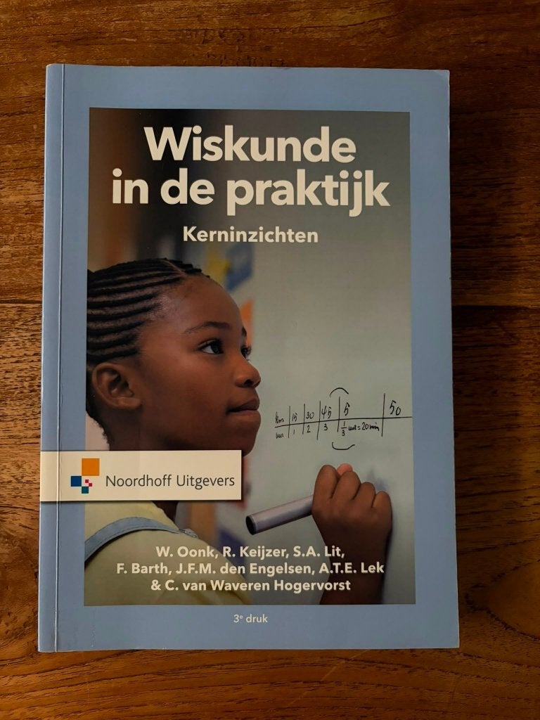 Wiskunde in de praktijk PABO, Ophalen, W. Oonk; R. Keijzer; S.A. Lit; F. Barth; A.T.E. Lek; C. Waver..., Wiskunde A, Zo goed als nieuw