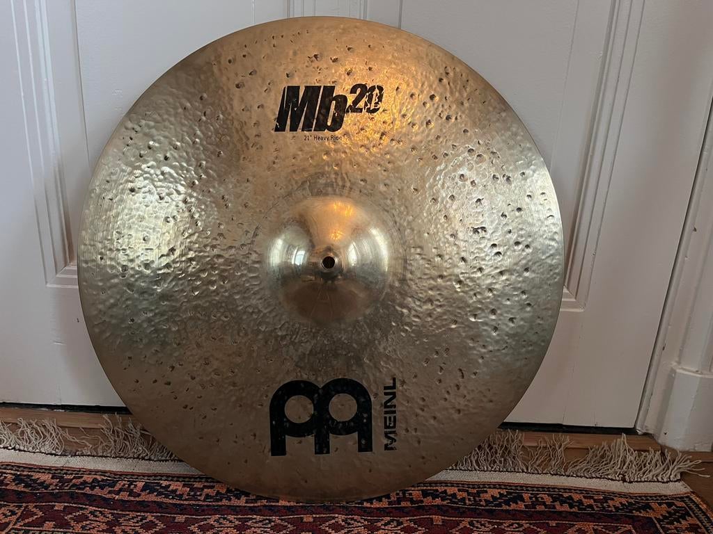 Meinl Mb20 Heavy Ride Bekken, 21” perfect voor Metal en Rock, Ophalen, Gebruikt, Duitsland/Turkije, Meinl