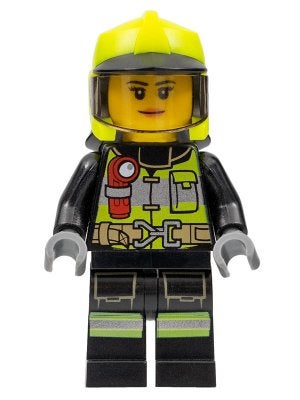 LEGO City cty1371 Fire - Female, Reflective Stripes with