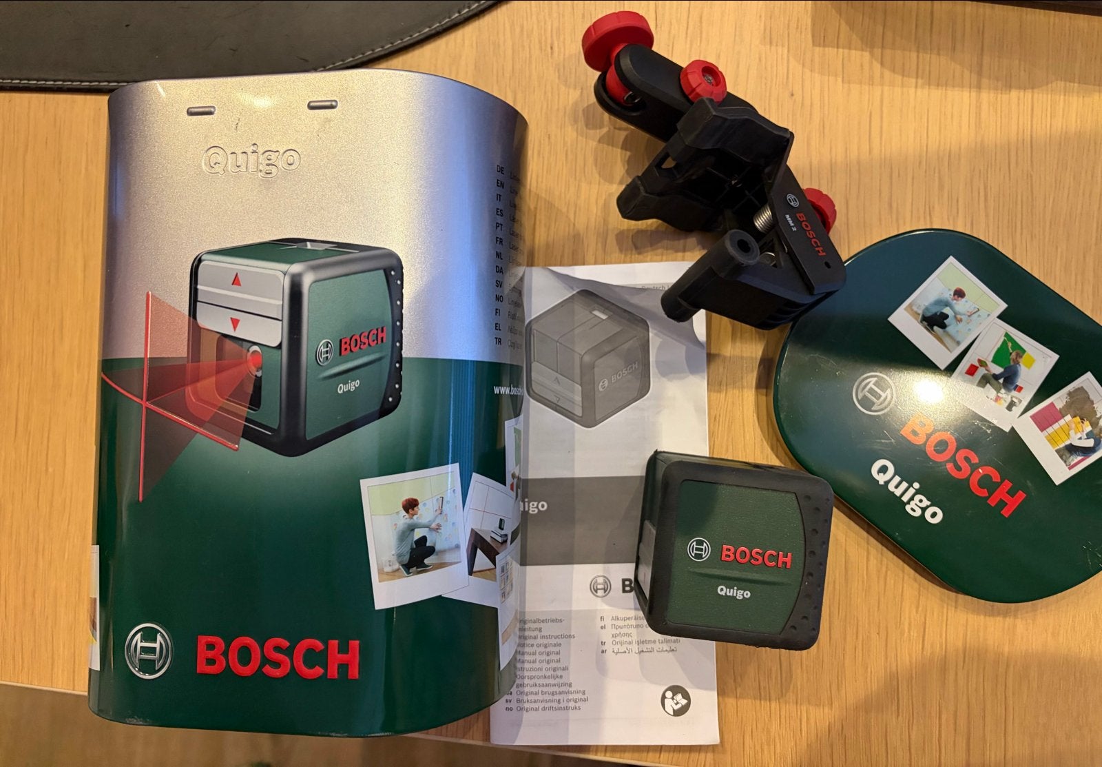 Bosch Laser Quigo Kruislijnlaser - Compact en Nauwkeurig, Ophalen, Zo goed als nieuw, Overige meters