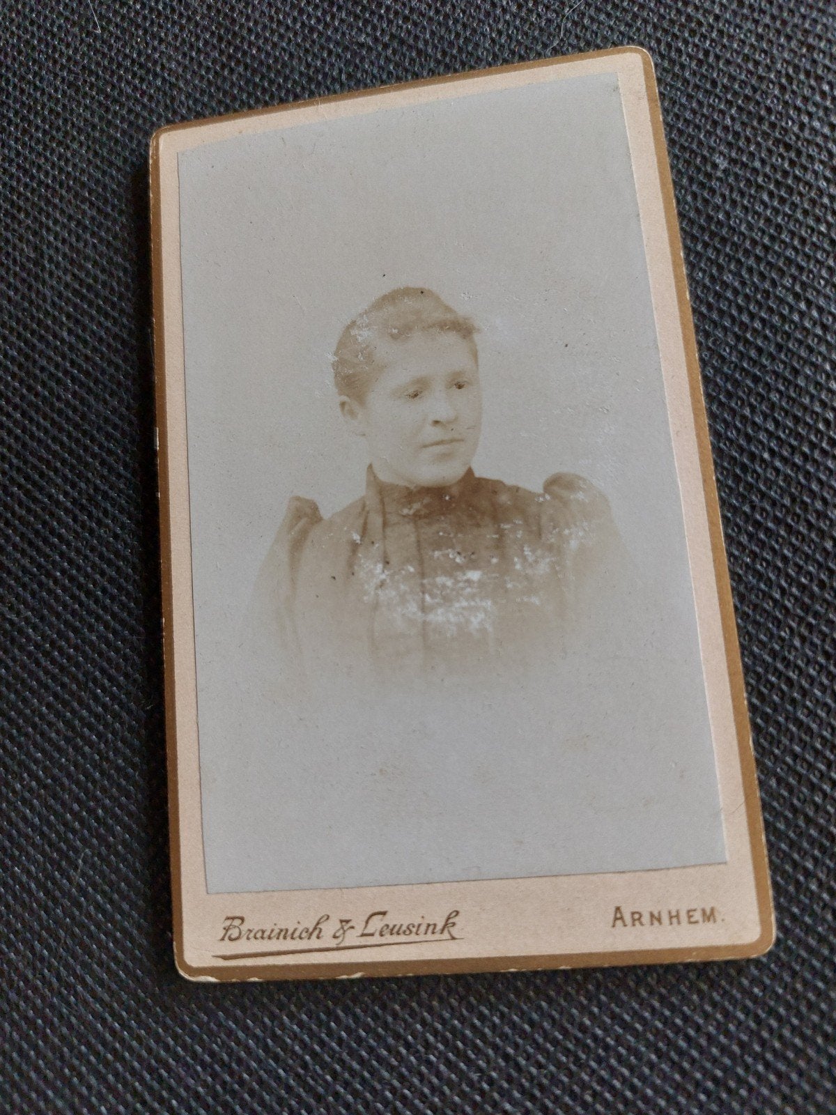 Cdv Brainich & Leusink Arnhem, Ophalen of Verzenden