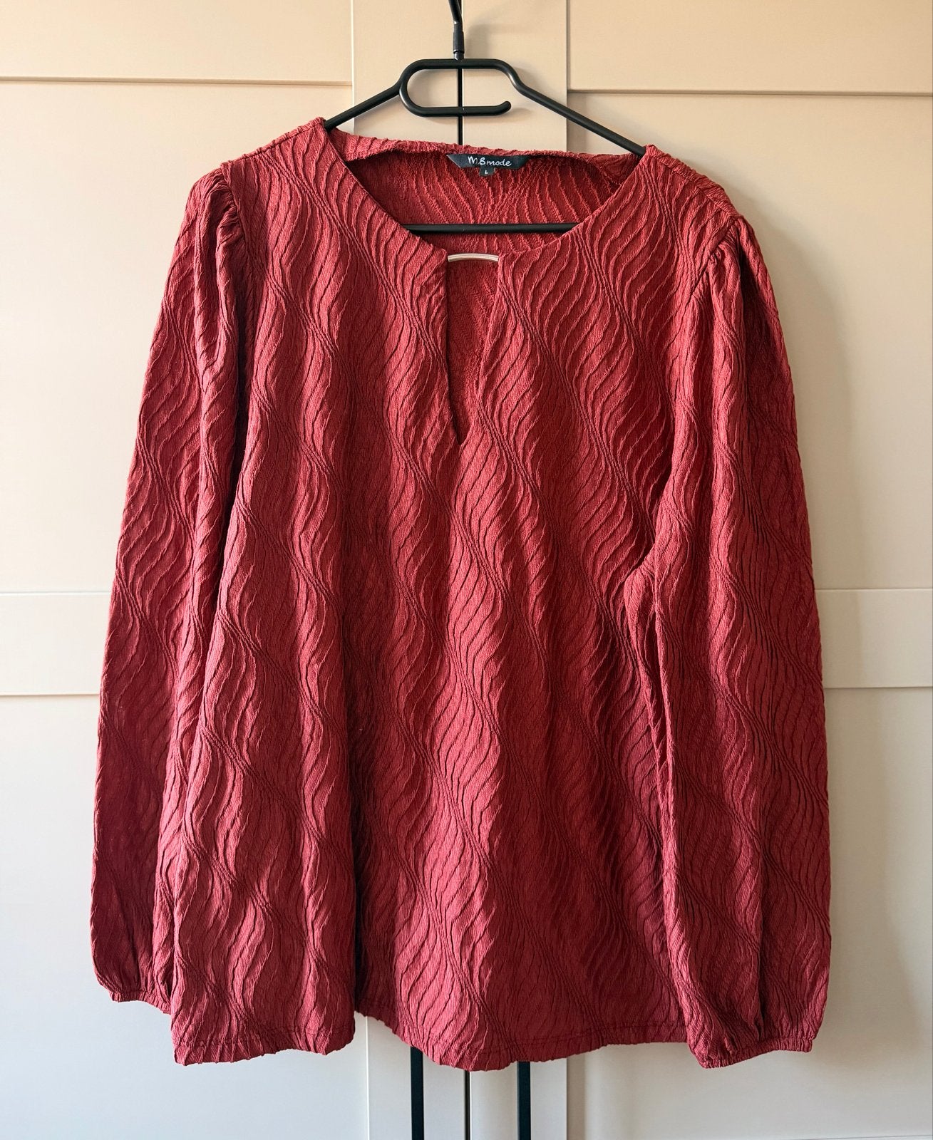 MS Mode Blouse - Maat L, Maat 42/44 (L), Ophalen of Verzenden, Zo goed als nieuw, Lange mouw