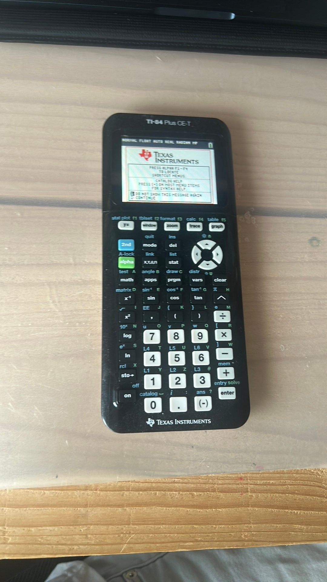 Ti 84 Plus CE-T - Grafische rekenmachine, Ophalen of Verzenden, Grafische rekenmachine, Zo goed als nieuw