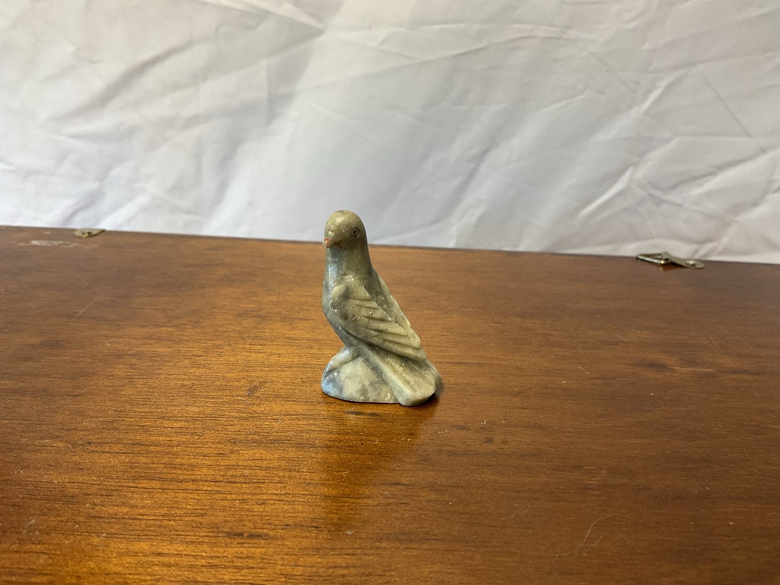 Vintage stenen duif beeldje - Handgemaakt, Ophalen of Verzenden