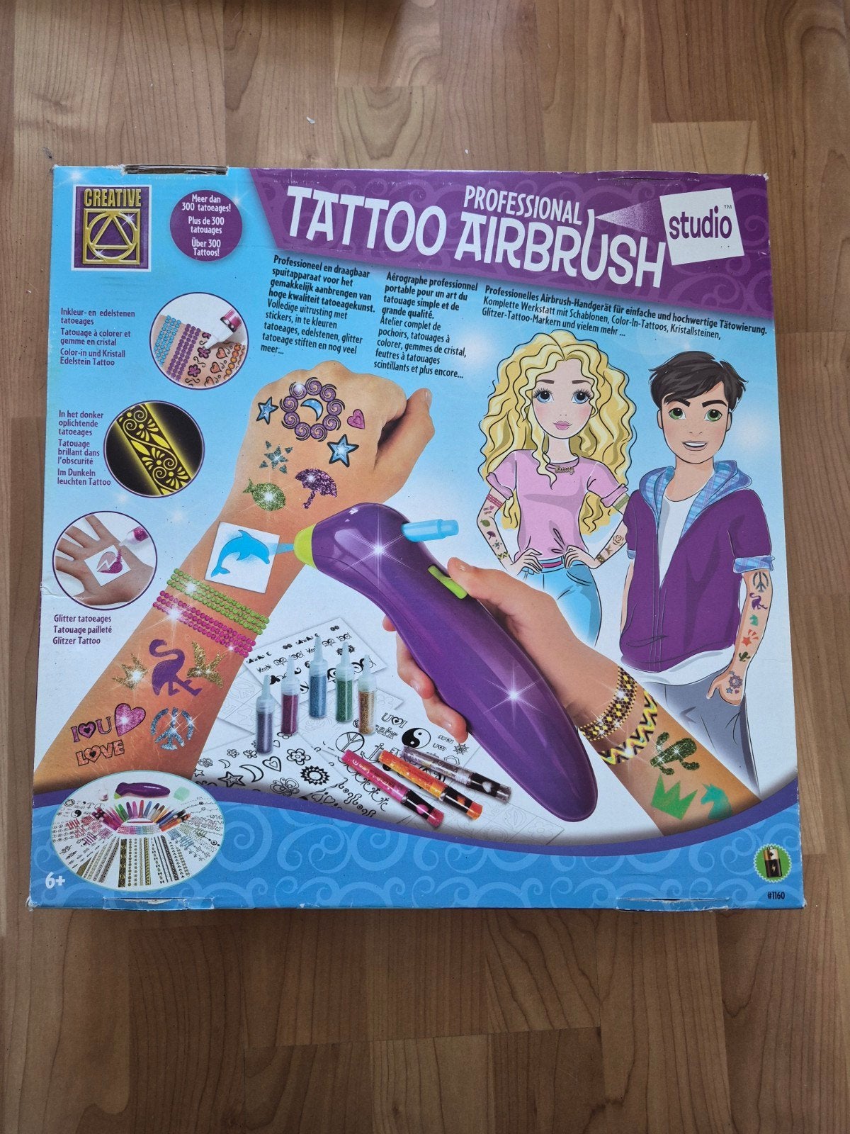 Professionele Tattoo Airbrush Set voor Kinderen, Ophalen, Gebruikt, Knutselen