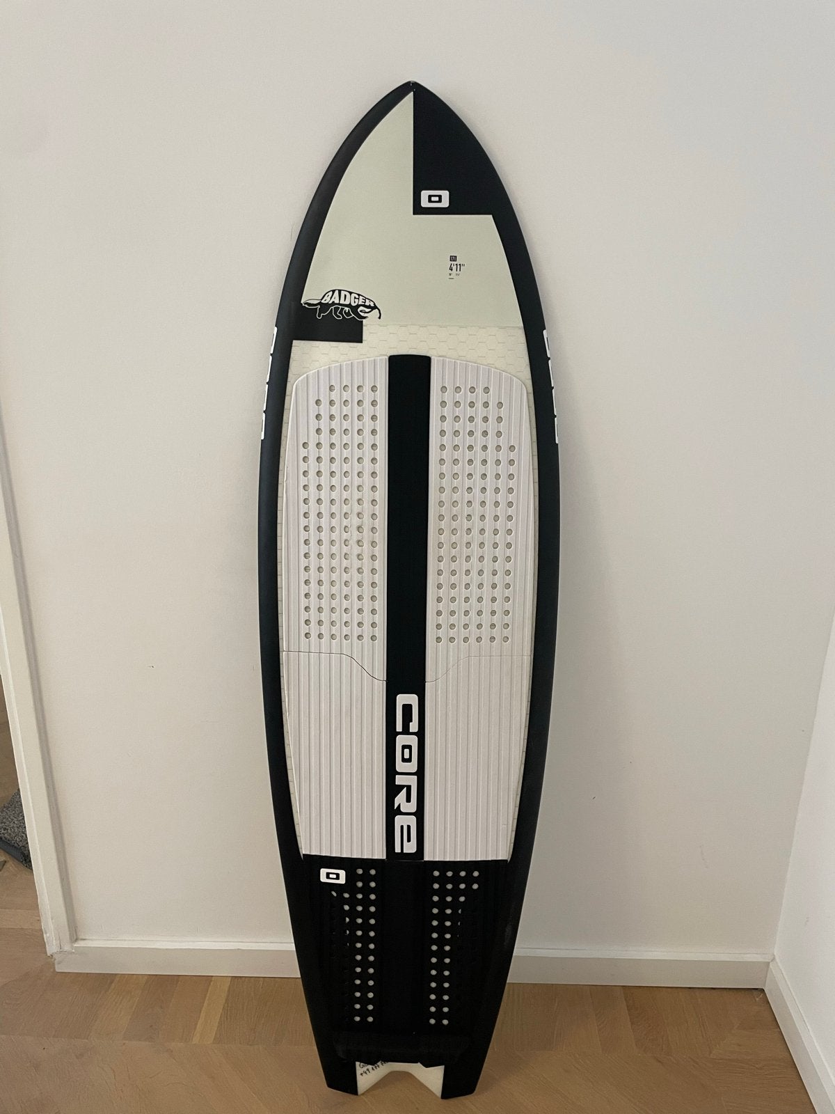 Core Badger Kite Waveboard/Directional, Watersport en Boten, Golfsurfen, Ophalen, Zo goed als nieuw, Overige typen, Met vinnen