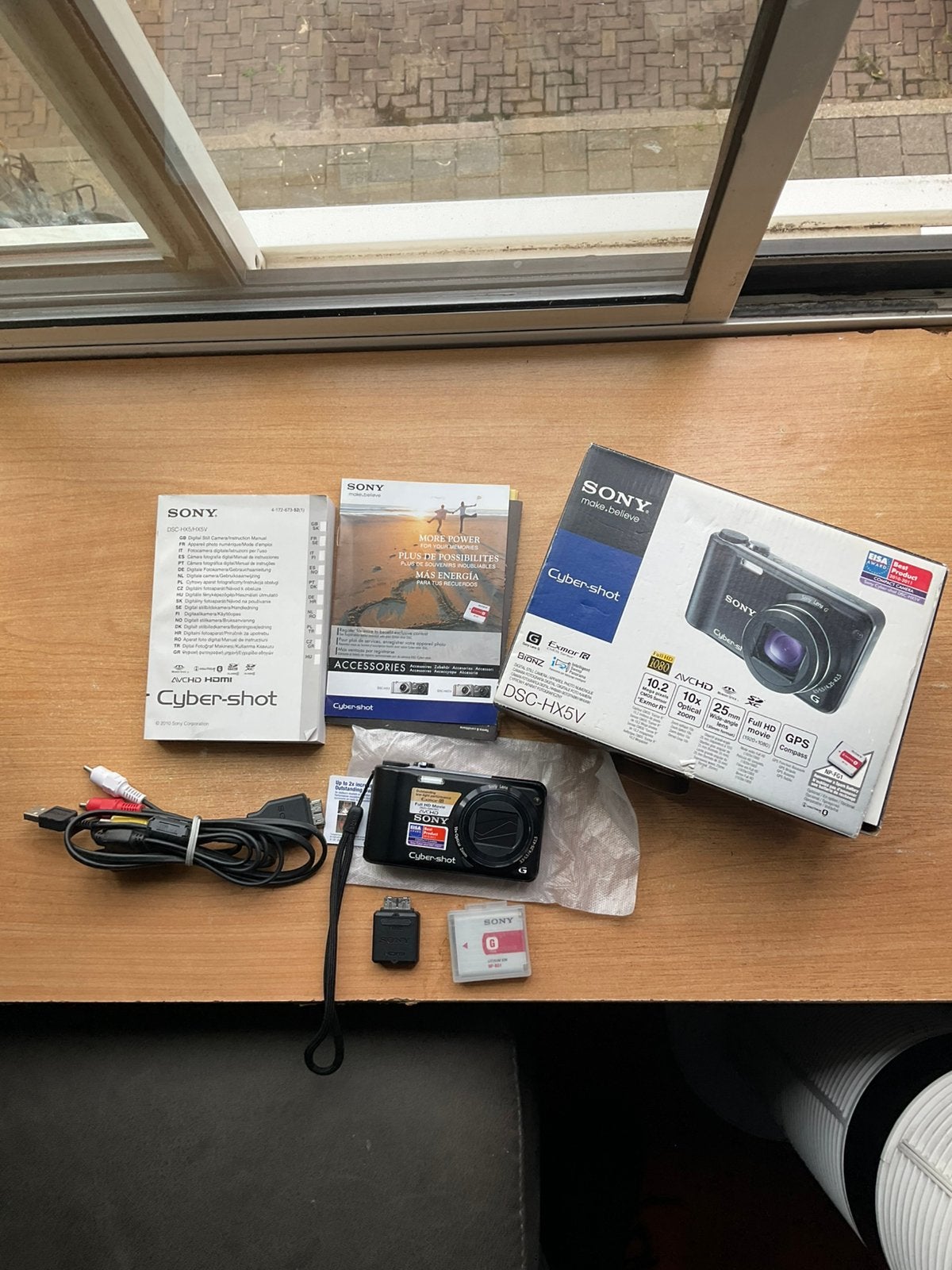 Sony DSC-HX5V, Audio, Tv en Foto, Ophalen, Accu, 10 megapixels, Zo goed als nieuw