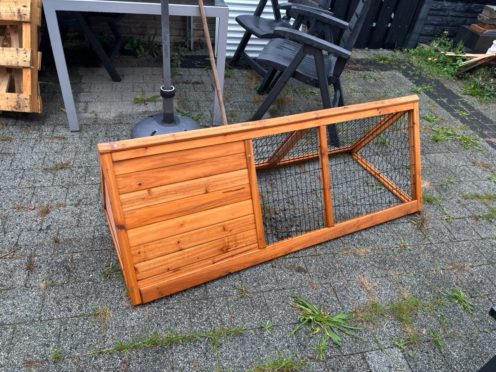 Konijnen/cavia ren voor buiten., Ophalen, 110 cm of meer, Cavia, Zo goed als nieuw