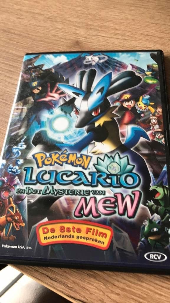 Pokemon Movie 8 - Lucario And The Mystery Of Mew dvd, Cd's en Dvd's, Dvd's | Tekenfilms en Animatie, Zo goed als nieuw, Ophalen of Verzenden