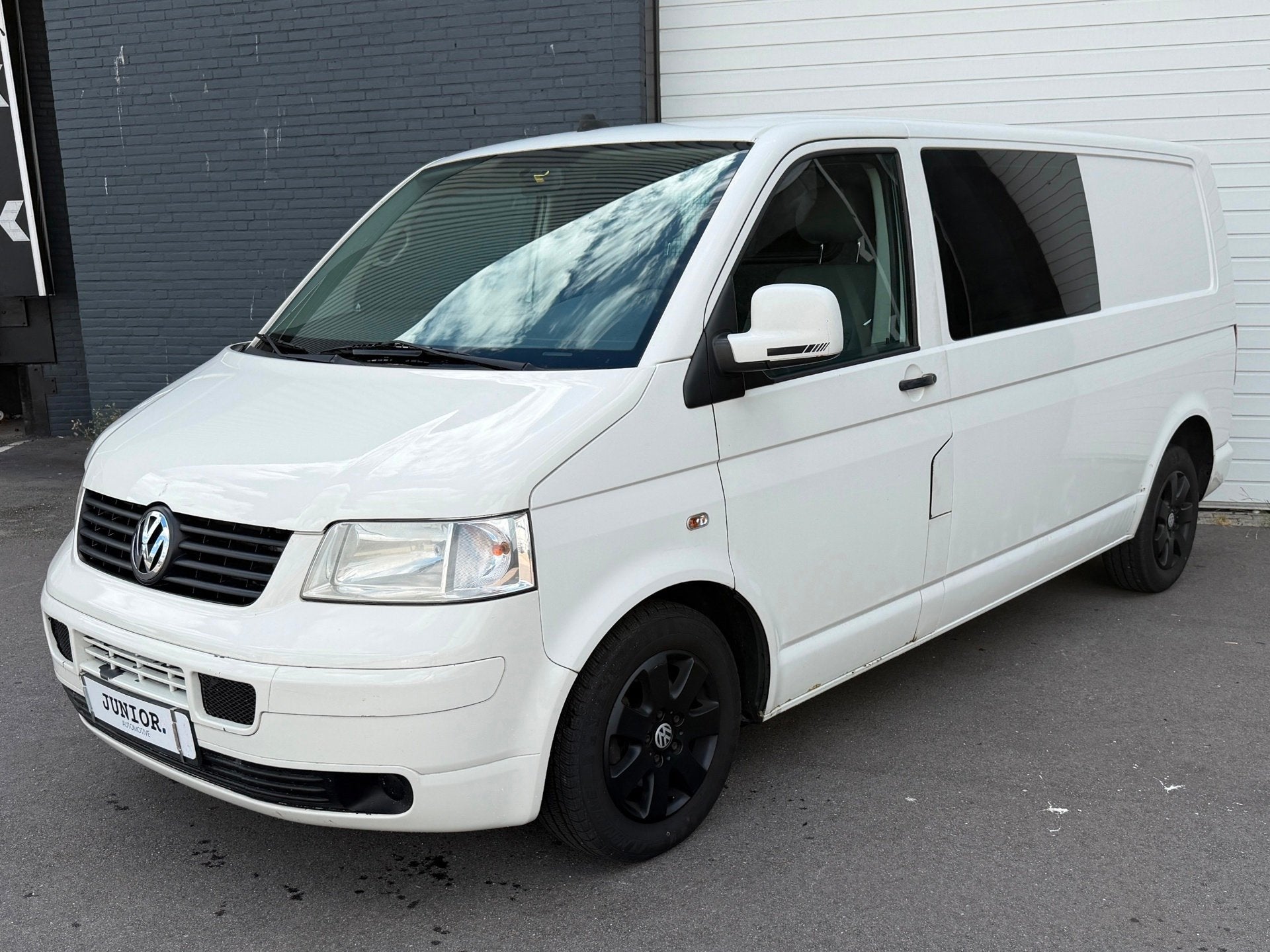 Volkswagen Transporter 2.5 TDI 340 Trendline MARGE/5CILLINDE, Auto's, Voorwielaandrijving, Stof, Gebruikt, Zwart
