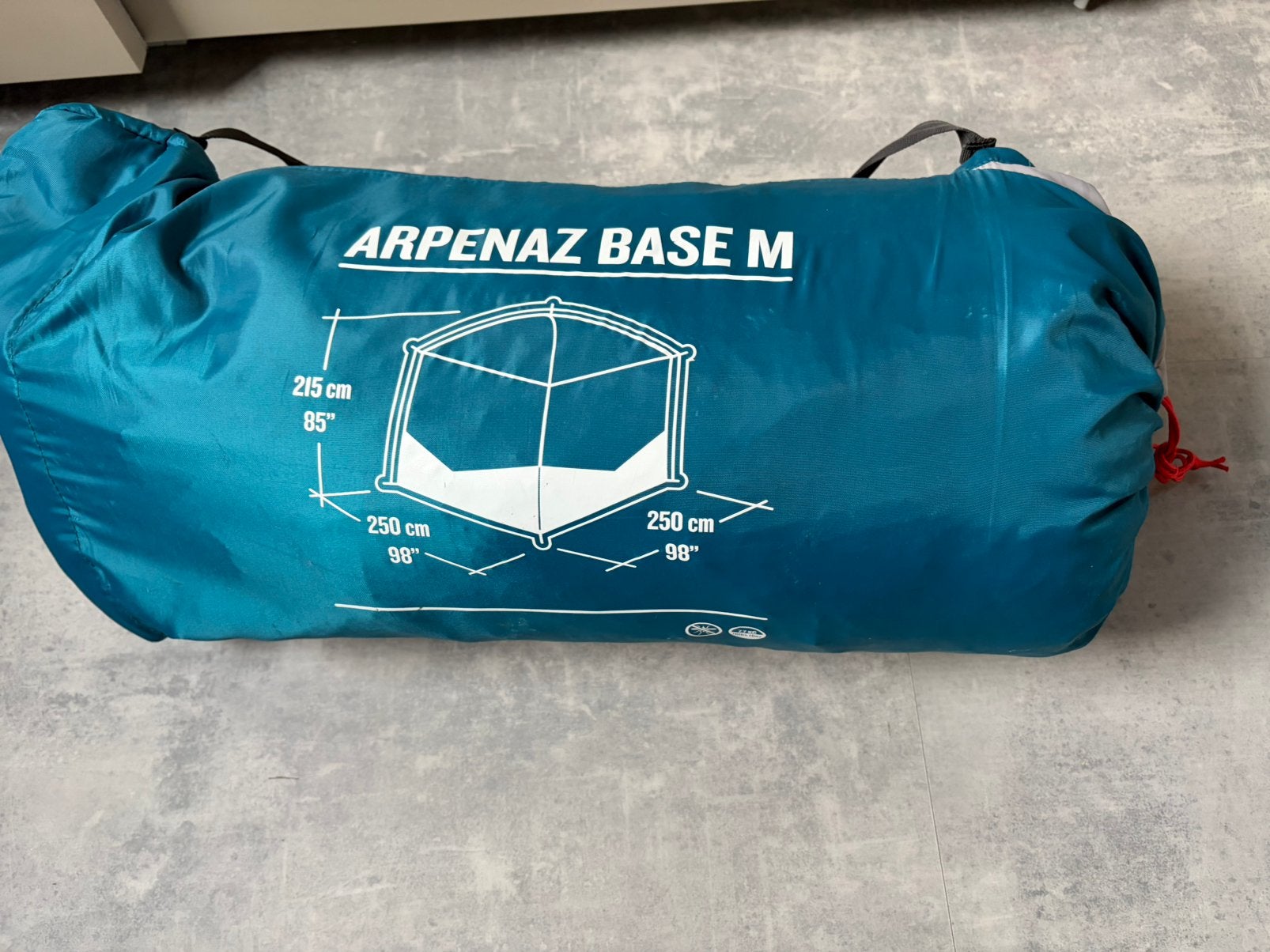 Quechua Arpenaz Base M tent/voortent – 250x250 cm, Ophalen, Zo goed als nieuw