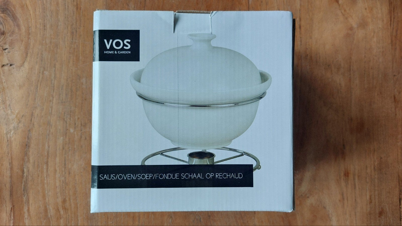 Saus/oven/soep/fondueschaal op rechaud, Ophalen of Verzenden, Porselein, Overige stijlen, Kom(men)