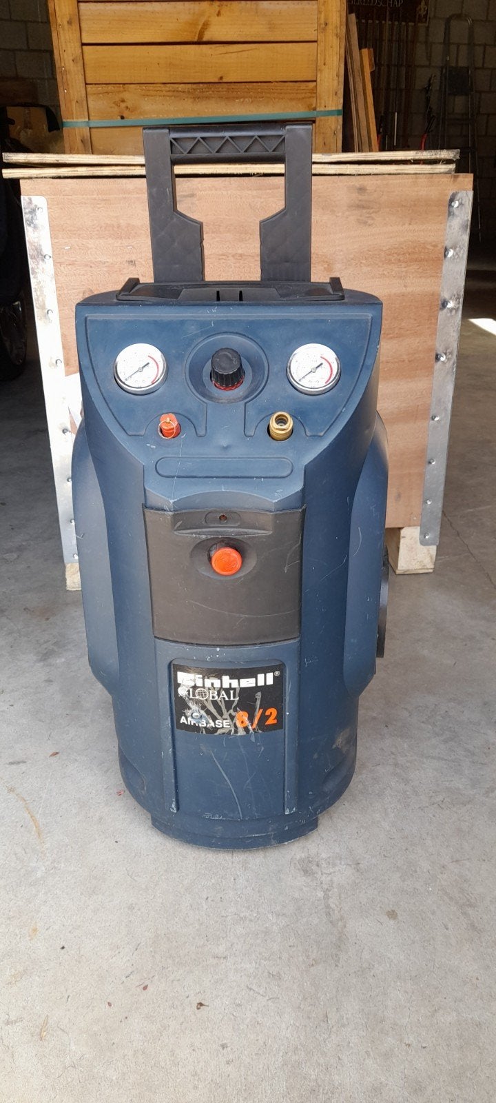 compressor einhell, Ophalen, Gebruikt, 6 tot 10 bar, 200 tot 400 liter/min