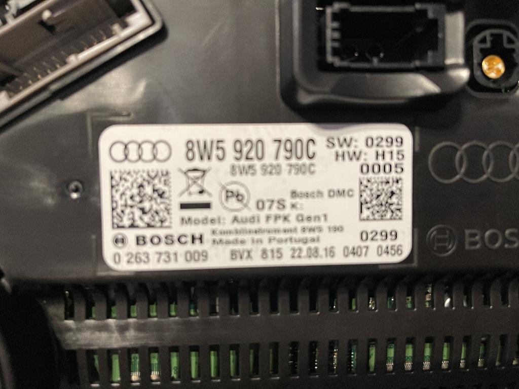 Virtueel digitale teller audi a4 8W5920790C  2019, Auto-onderdelen, Dashboard en Schakelaars, Ophalen of Verzenden, Gebruikt, Audi