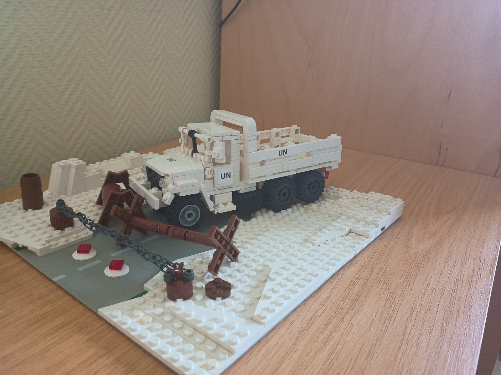Lego UN Leger Vrachtwagen/truck - Moc, Gebruikt, MOC (eigen creatie), Overige thema's, Lego