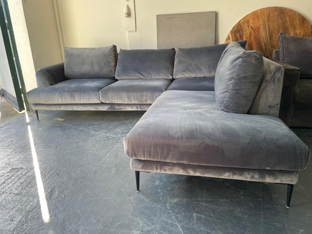 Grijze Hoekbank Eijerkamp - Gereinigd!, Ophalen of Verzenden, Zo goed als nieuw, 150 cm of meer, Vierpersoons of meer