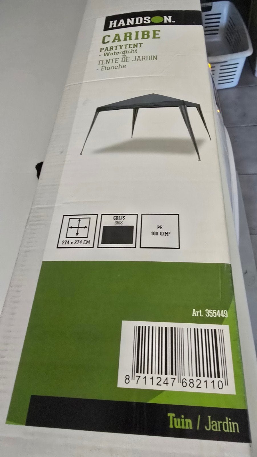 partytent, Ophalen, Zo goed als nieuw, Minder dan 5 meter