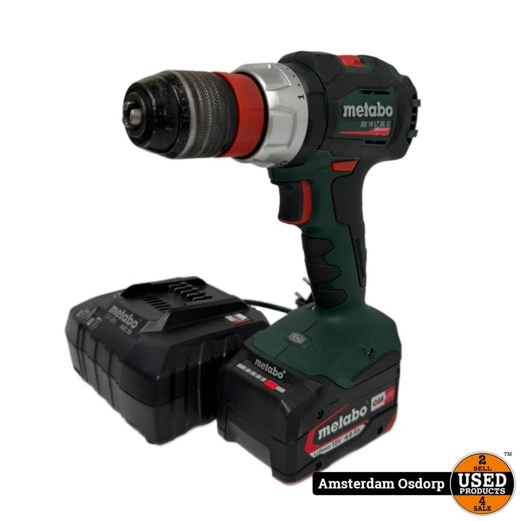 Metabo BS 18 LT BL Quick 18v 4.0ah + lader | nette staat