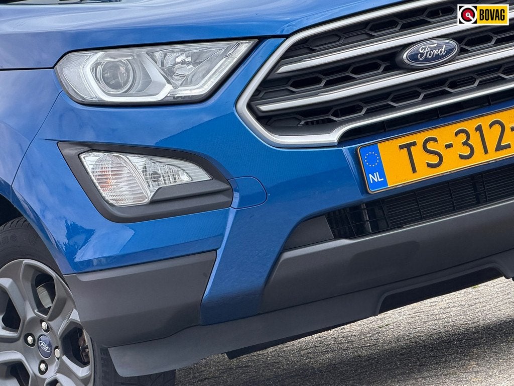 Ford EcoSport 1.0 EcoBoost Trend Ultimate - Lightning Blue -, Auto's, Ford, Voorwielaandrijving, Gebruikt, Ecosport, Blauw