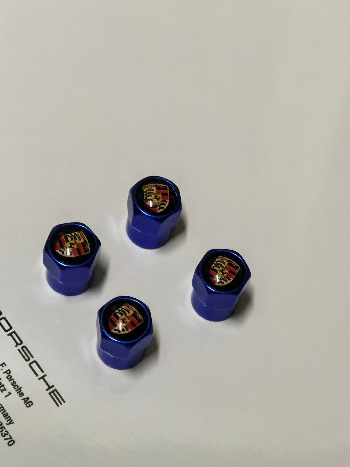 nieuw porsche ventiel doppen, Ophalen of Verzenden, Nieuw, Staal