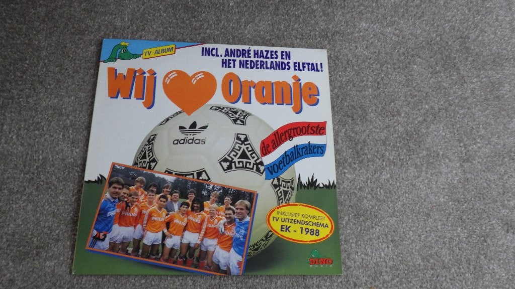 LP We houden van Oranje EK 1988, Cd's en Dvd's, Vinyl | Nederlandstalig, Ophalen of Verzenden, Gebruikt, 12 inch, Levenslied of Smartlap
