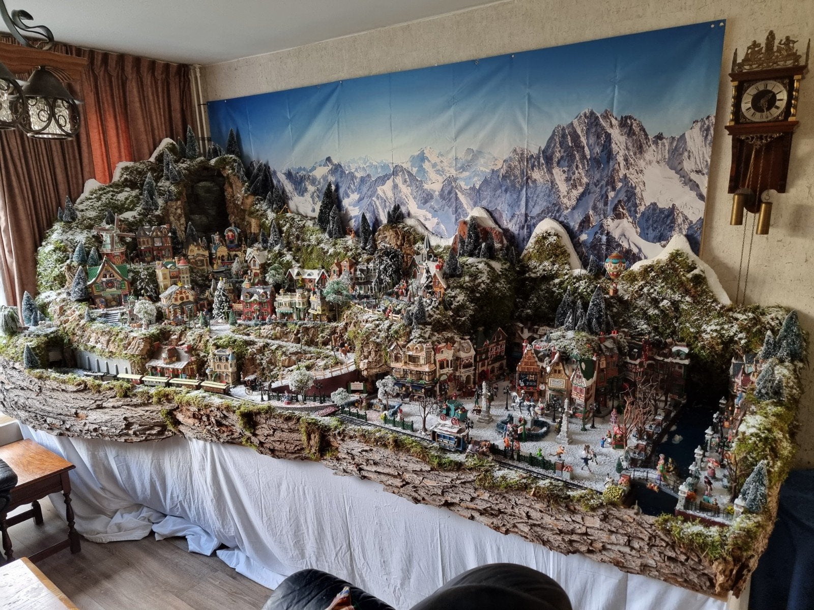 Kompleet Lemax kerstdorp te koop, Ophalen, Zo goed als nieuw