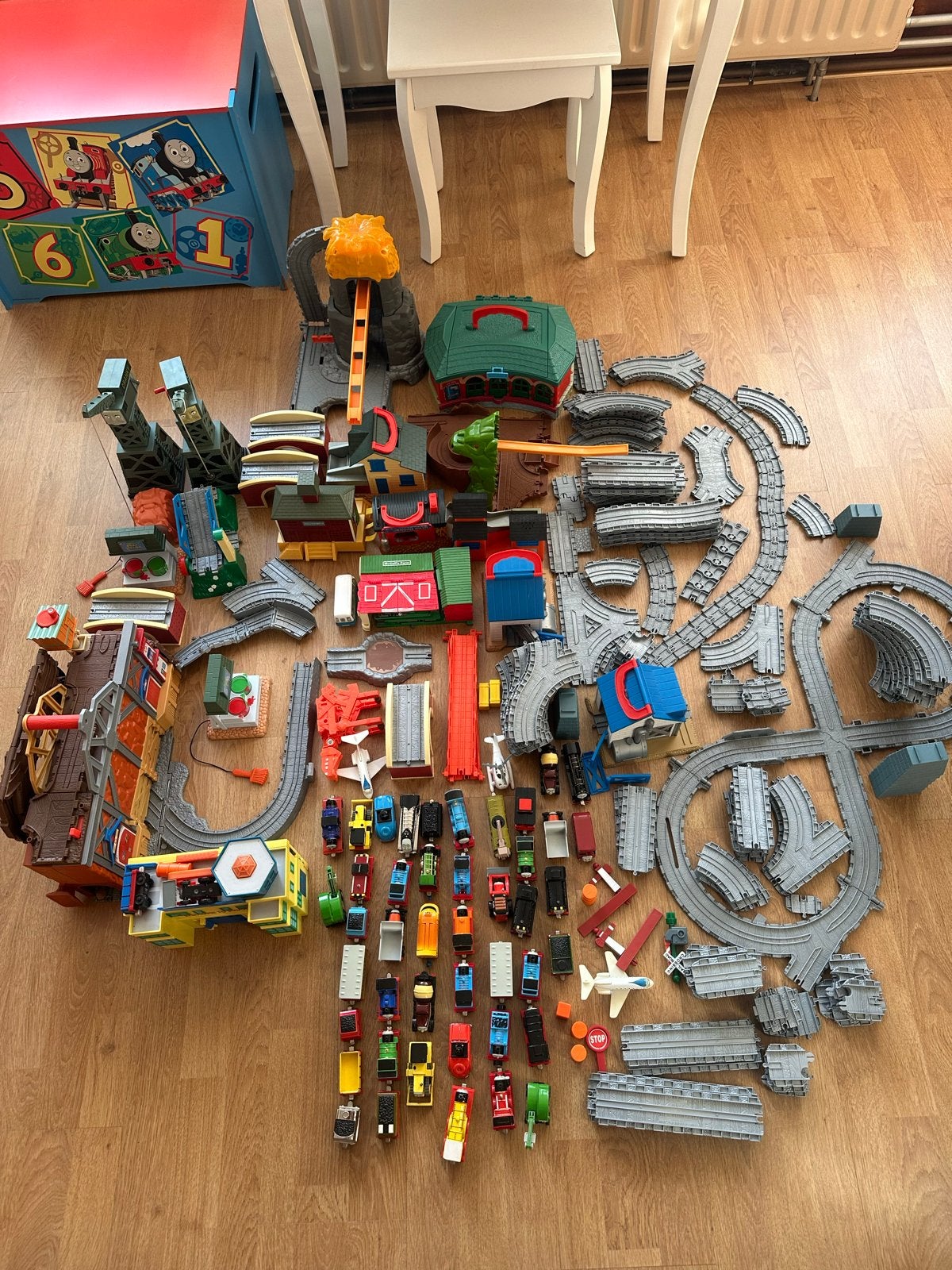 Grote Thomas de Trein speelset met veel accessoires, Kinderen en Baby's, Ophalen, Gebruikt