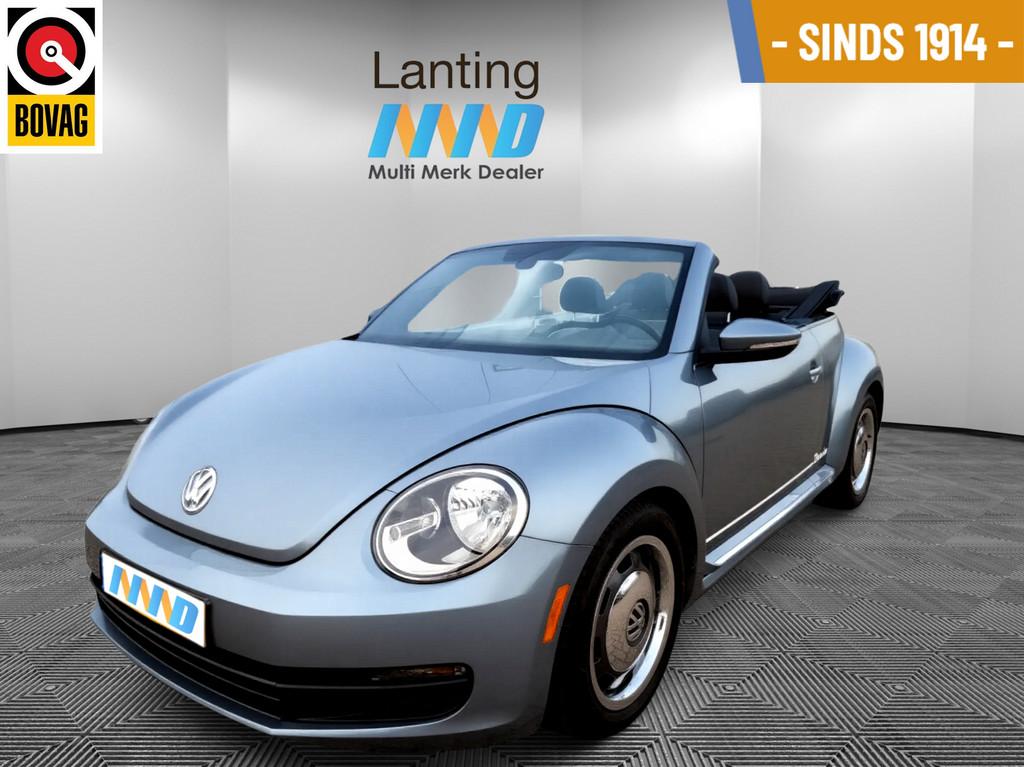 Volkswagen Beetle Cabriolet 1.8 TSI Denim Autromaat, Gebruikt, 4 cilinders, 14 km/l, Grijs