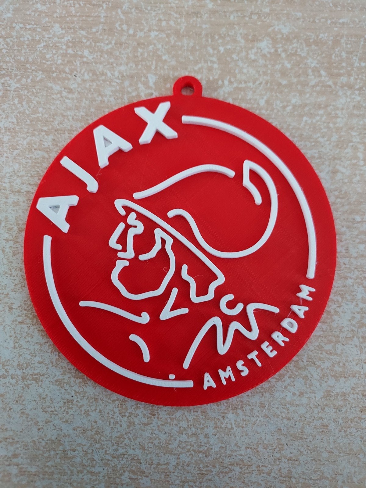 Ajax Sleutelhanger 3D Geprint - Groot Formaat, Ophalen of Verzenden, Nieuw, Ajax, Overige typen