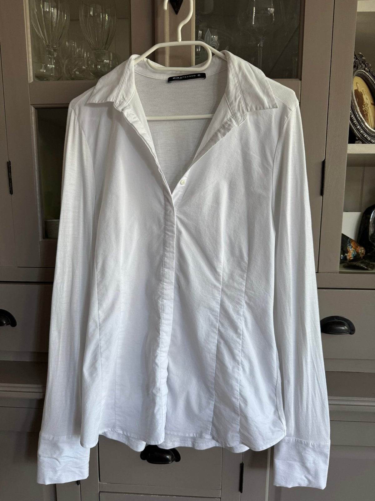 Expresso witte blouse mt 40, Ophalen of Verzenden, Zo goed als nieuw, Maat 38/40 (M), Wit
