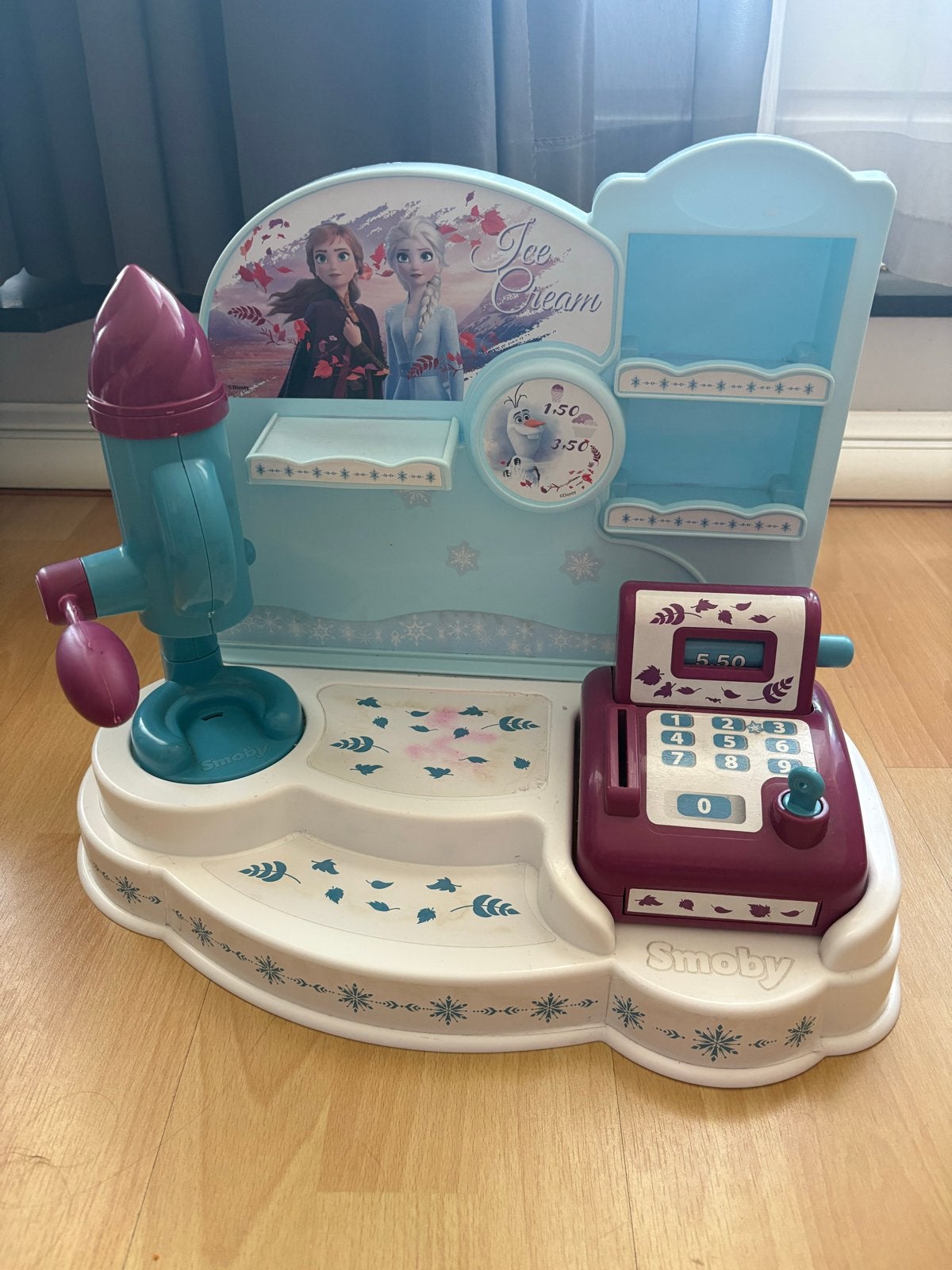 Smoby Frozen IJssalon Speelset met Kassa, Ophalen, Gebruikt, Meisje