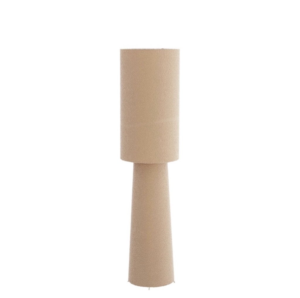 Light & Living vloerlamp Mikkel bouclé zand 165cm, Ophalen, Nieuw, 150 tot 200 cm