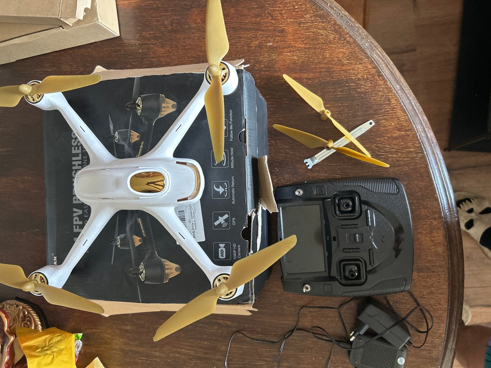 Hubsan X4 FPV Brushless H501S Drone met HD Camera, 250 tot 900 gram, Gebruikt, Cameradrone, 100 tot 1000 meter
