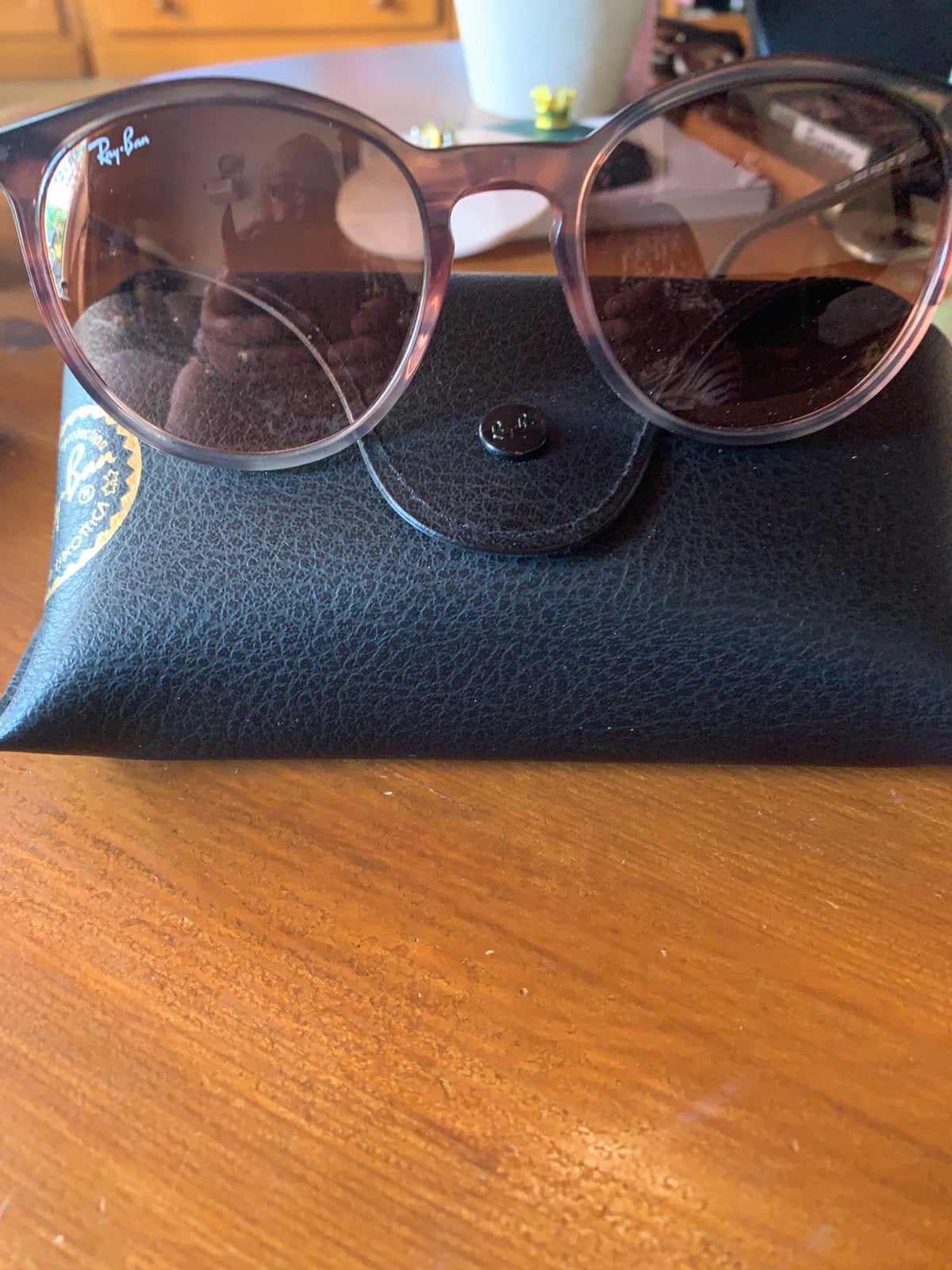 Dames Ray Ban zonnebril, Ophalen, Nieuw, Bruin, Ray-Ban