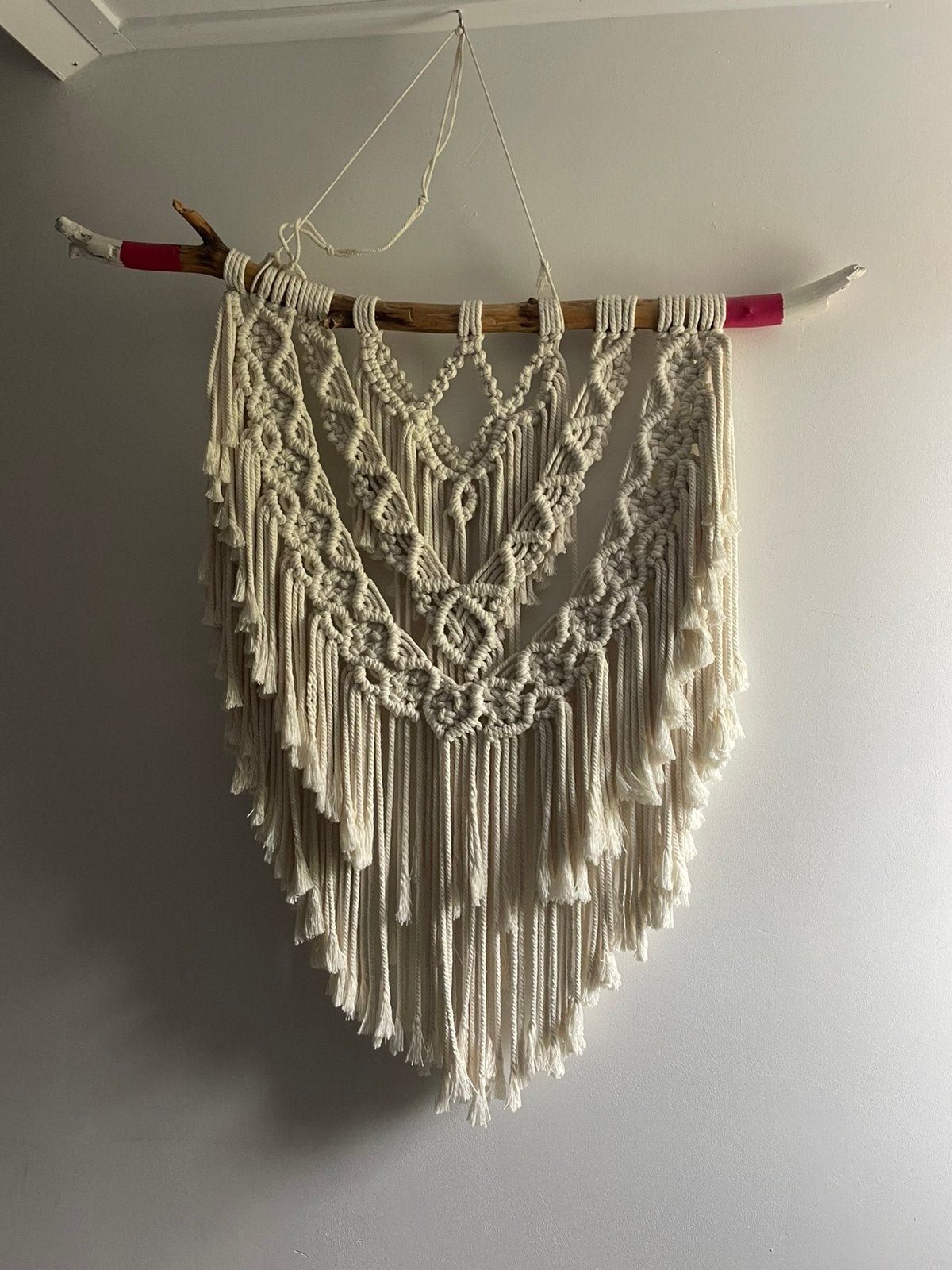 Macrame wandkleed, Ophalen of Verzenden, Zo goed als nieuw