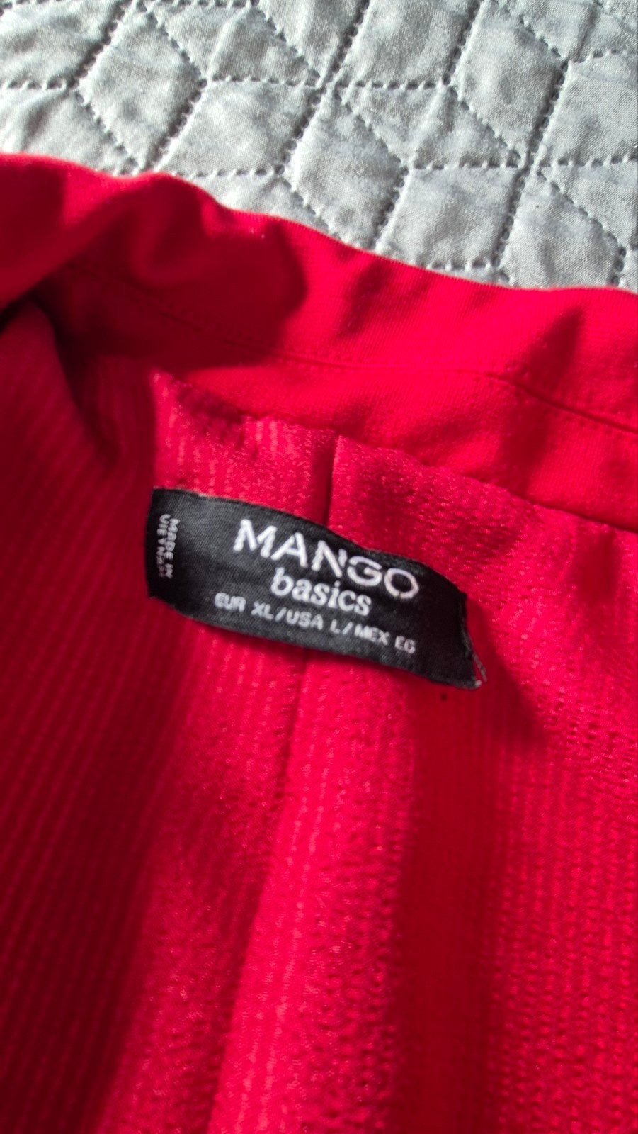 Rode blazer van Mango Basics - Maat XL, Mango Basics, Maat 46/48 (XL) of groter, Ophalen of Verzenden, Jasje