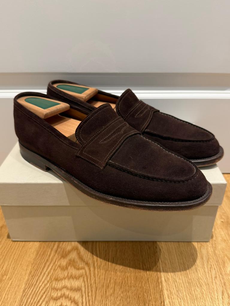 Ermenegildo Zegna Loafers | UK 10 | (145), Kleding | Heren, Schoenen, Loafers, Bruin, Verzenden, Zo goed als nieuw