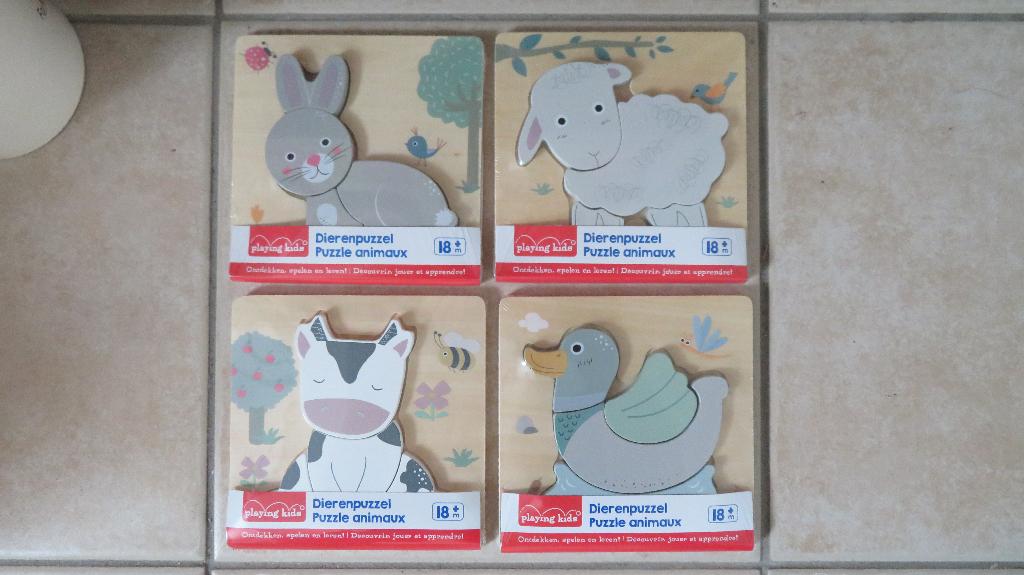 houten puzzels , nieuw, Kinderen en Baby's, Speelgoed | Kinderpuzzels, 2 tot 4 jaar, Nieuw, Ophalen of Verzenden, Van hout