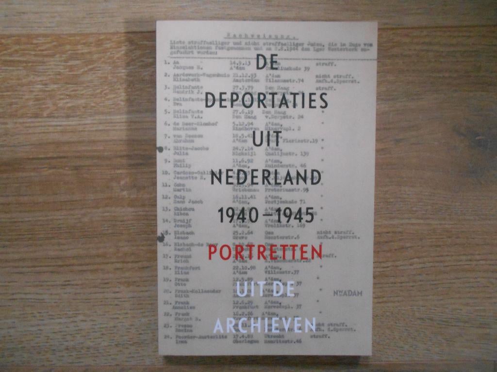 Guus Luijtjes De deportaties uit Nederland 1940-1945, Ophalen of Verzenden, Tweede Wereldoorlog, Zo goed als nieuw, Overige onderwerpen