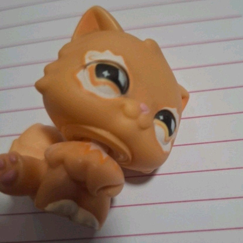 LPS #490 Perzische Kat - Littlest Pet Shop, Ophalen of Verzenden, Gebruikt, Meisje