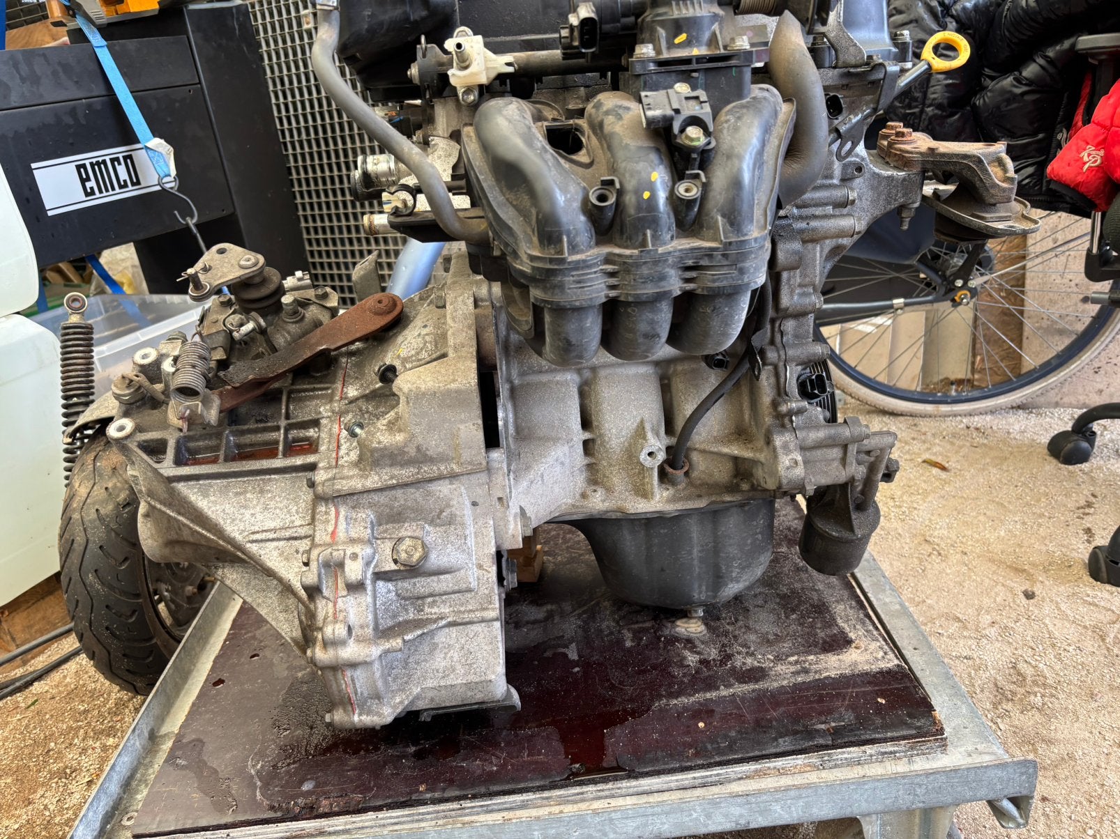 Motorblok incl versnellingsbak peugeot 107 model 2005-2014, Ophalen, Peugeot