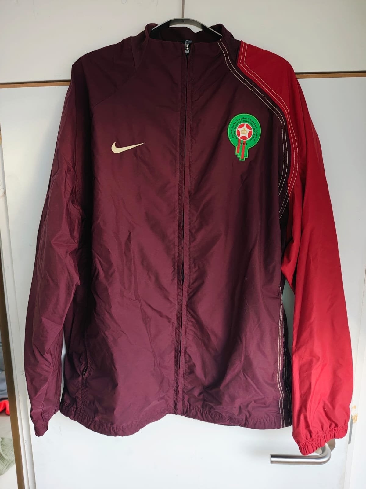 Marokko Nike t90 2004 track top vintage world cup Marocco, Kleding | Heren, Sportkleding, Zo goed als nieuw, Voetbal, Maat 52/54 (L)