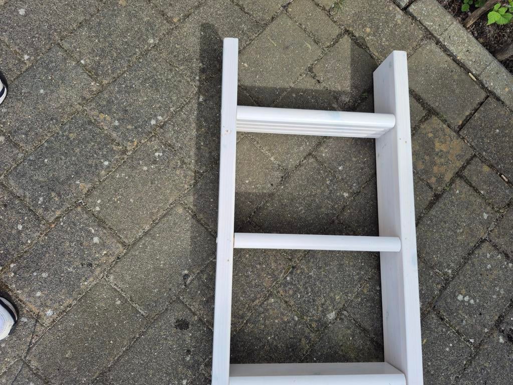 Flexa trap voor halfhoogslaper whitewash, Ophalen, Gebruikt, Minder dan 140 cm, Minder dan 70 cm