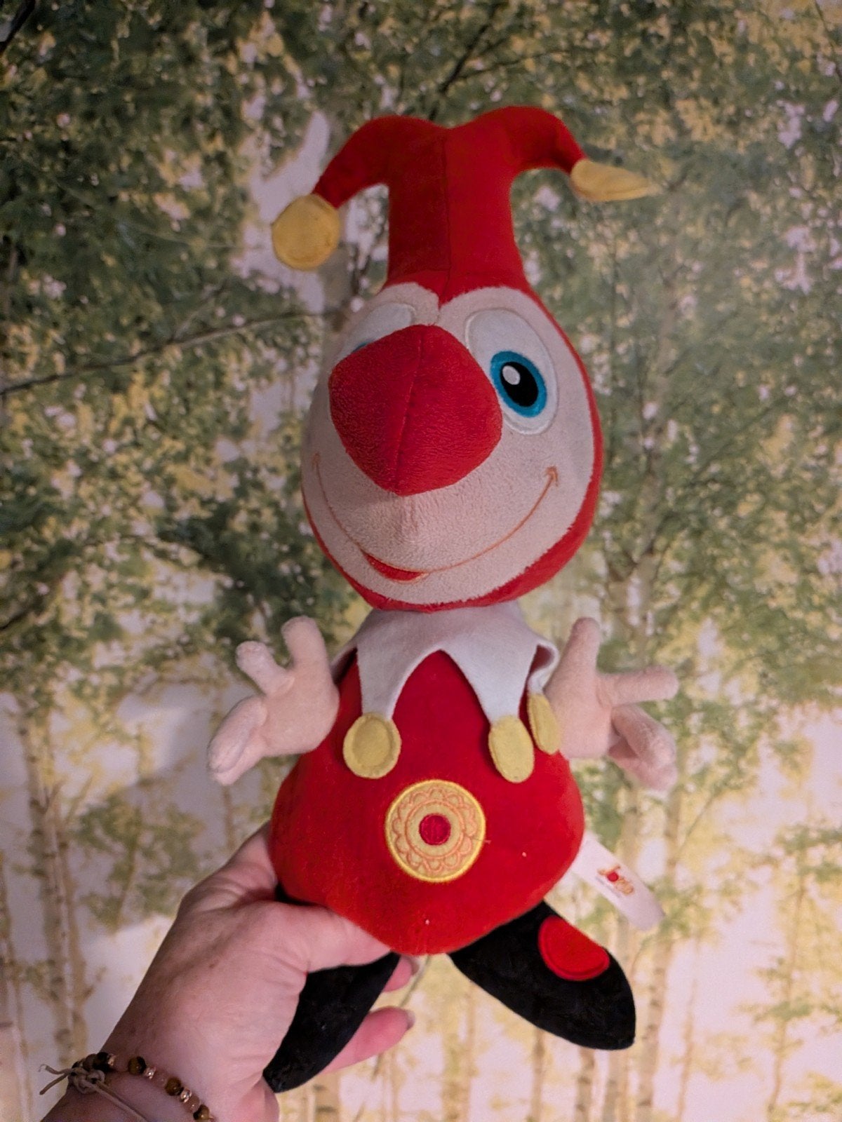 Jokie de Pretpark Jester Knuffel - Zo goed als nieuw, Kinderen en Baby's, Overige merken, Overige typen, Ophalen of Verzenden