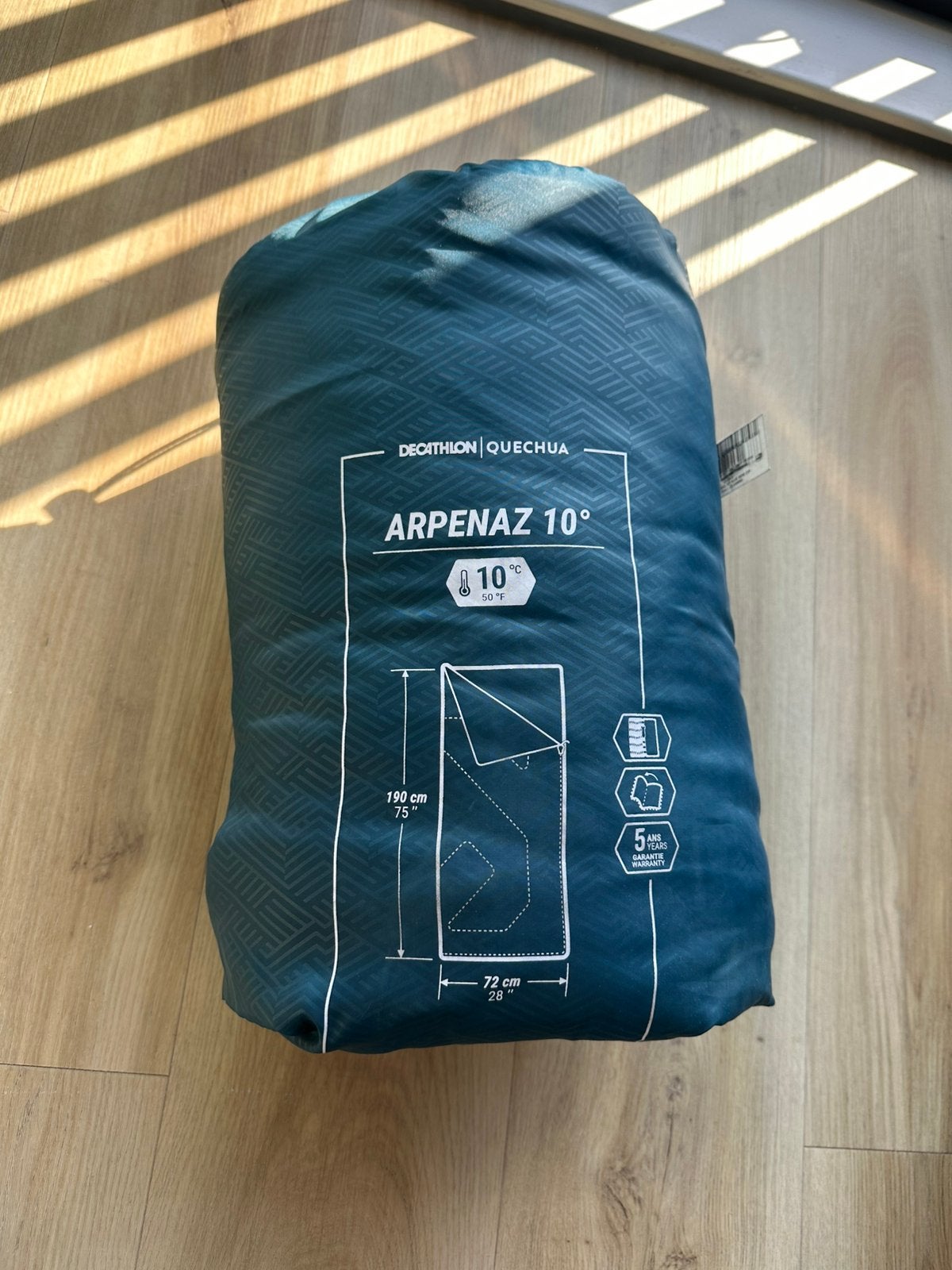 Sleeping bag - Quechua, Caravans en Kamperen, Slaapzakken, Ophalen of Verzenden, Zo goed als nieuw