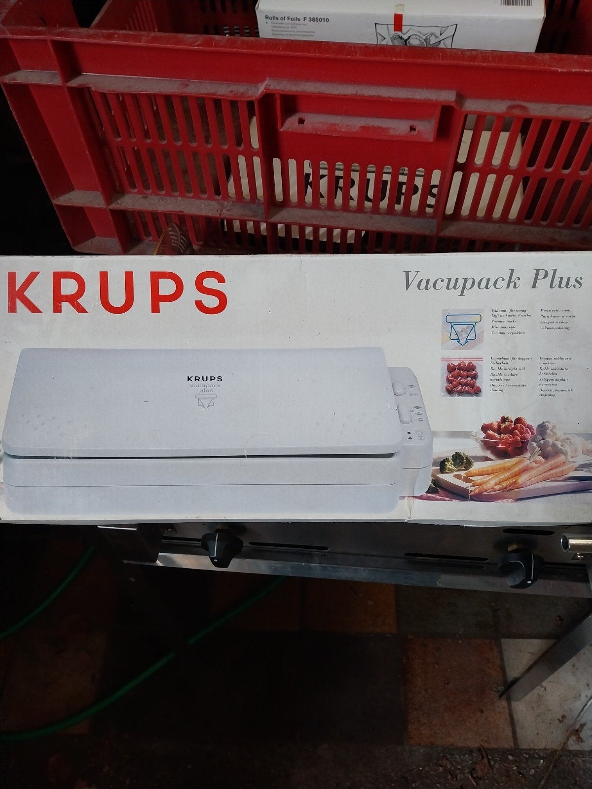 Krups Vacupack Plus - Vacumeermachine met folie, Ophalen of Verzenden