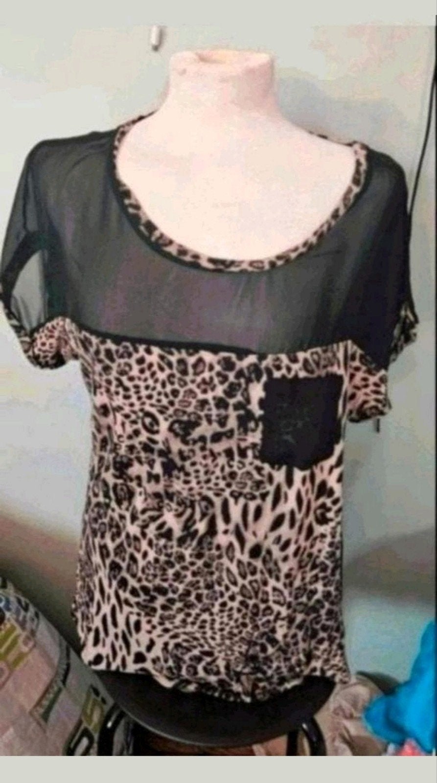 Coolcat tijgerprint blouse, Maat 38/40 (M), Bruin, Ophalen of Verzenden, Zo goed als nieuw
