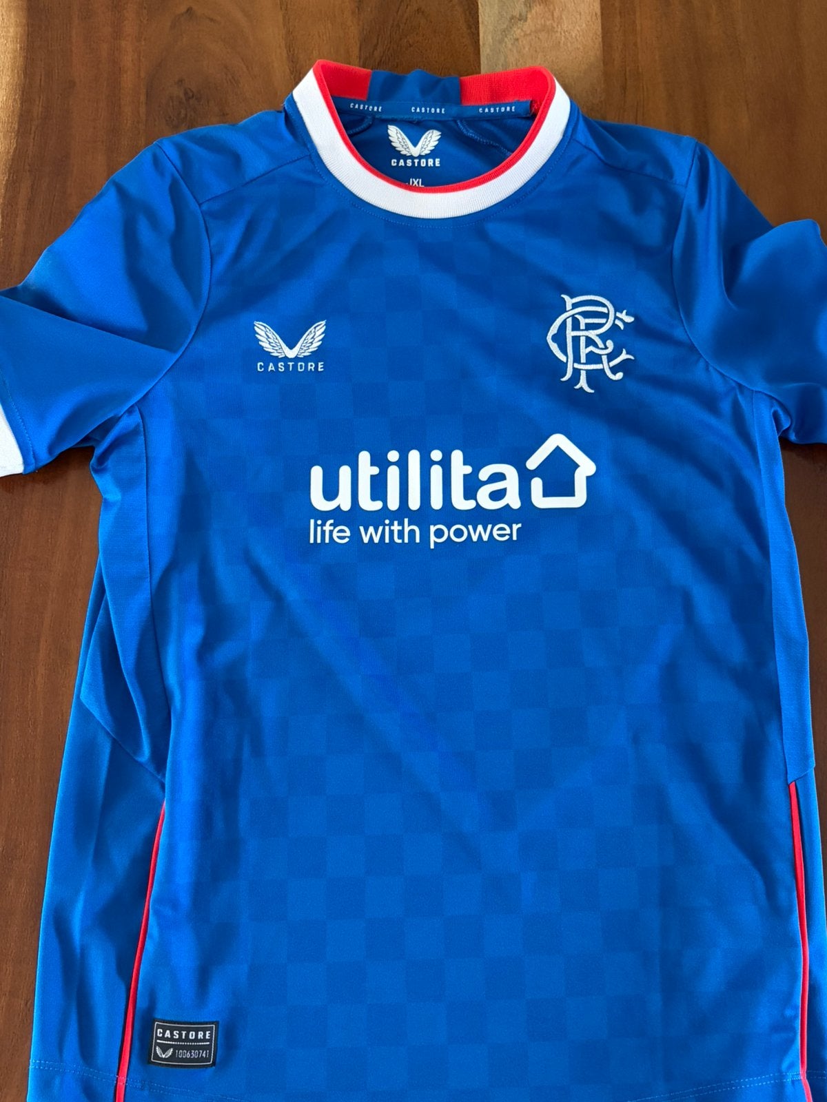 Voetbal shirt Glasgow Rangers, Maat XS of kleiner, Ophalen of Verzenden, Zo goed als nieuw, Shirt